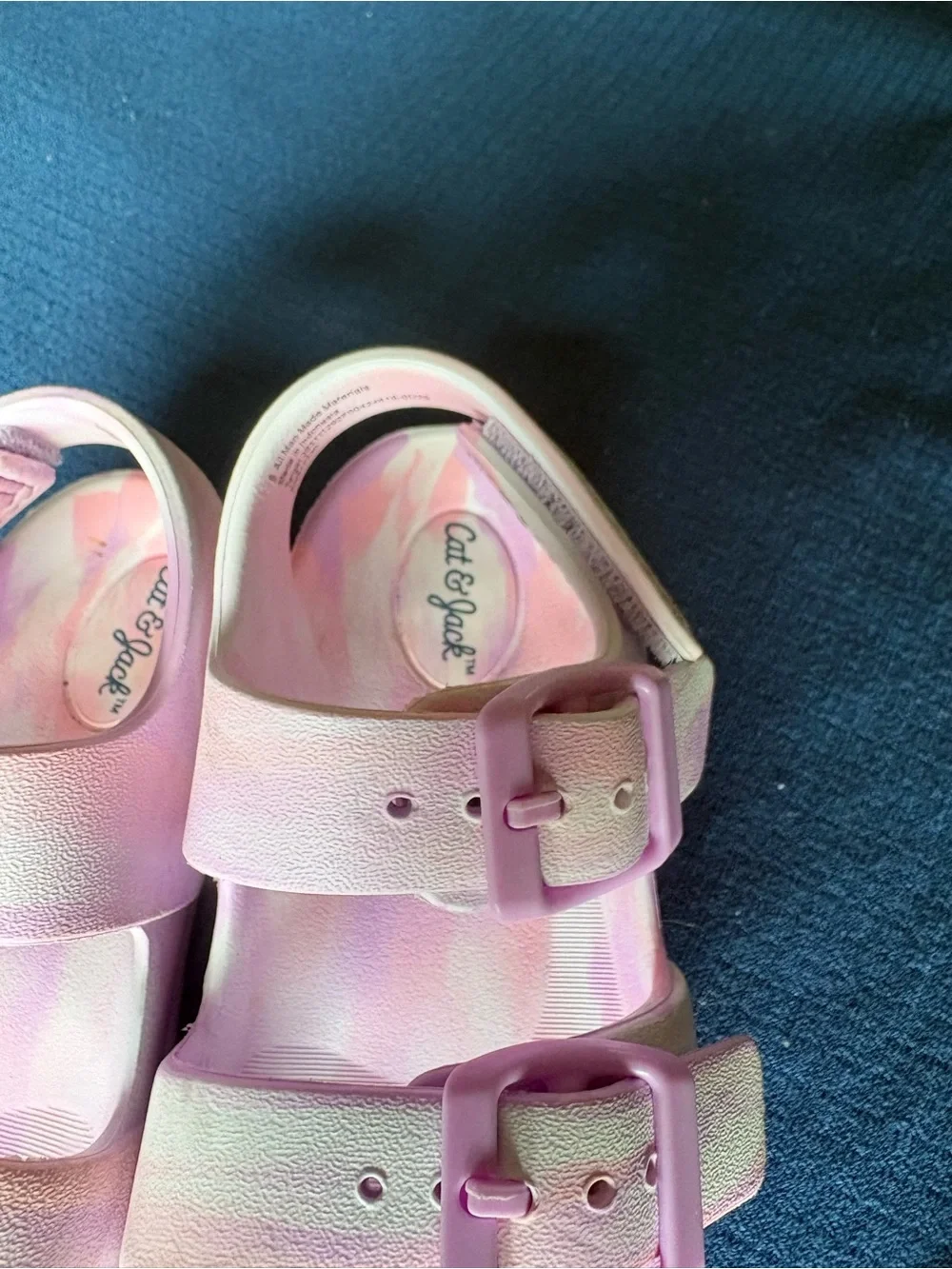 Cat & Jack Pink and White Kids Sandal Trio - Pink, White